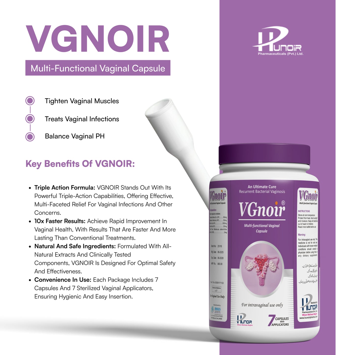 VGNOIR – Triple-Action Intimate Wellness Solution